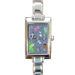 Dnd Rectangle Italian Charm Watch by NerdySparkleGoth