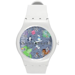 Dnd Round Plastic Sport Watch (m) by NerdySparkleGoth