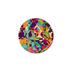 Retro Chaos                                                                       Golf Ball Marker by LalyLauraFLM