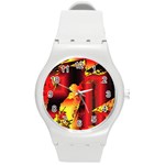 Red Light Ii Round Plastic Sport Watch (M) Front