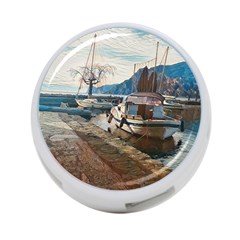 Boats On Gardasee, Italy  4-port Usb Hub (one Side) by ConteMonfrey