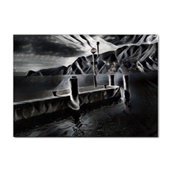 Smokey Pier Sticker A4 (10 Pack)