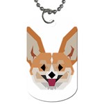 Cardigan Corgi face Dog Tag (One Side) Front