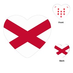 Anglo Irish Flag Playing Cards Single Design (heart)