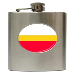 Malopolskie Flag Hip Flask (6 Oz) by tony4urban