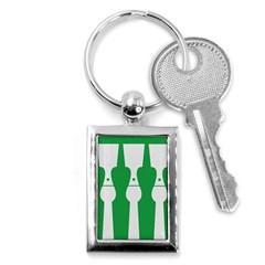 Hedmark Flag Key Chain (rectangle)