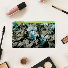 Flowers And Leaves Colored Scene Cosmetic Bag (xs)