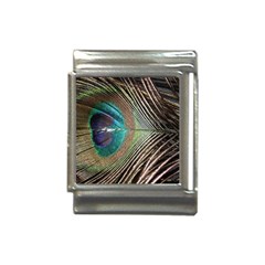 Peacock Italian Charm (13mm)