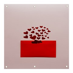 Love Envelope Logo Valentine Banner And Sign 3  X 3 