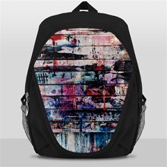 Splattered Paint On Wall Backpack Bag by artworkshop