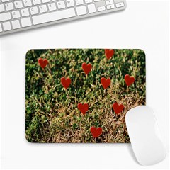 Valentine Day Heart Forest Small Mousepad by artworkshop