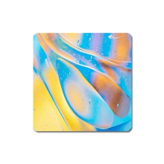 Water And Sunflower Oil Square Magnet by artworkshop