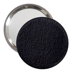 Black Wall Texture 3  Handbag Mirrors