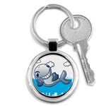 Whale Lovers T- Shirt Cute Whale Kids Water Sarcastic But Do I Have To  T- Shirt Key Chain (Round) Front