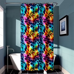 Rainbow Leopard 2 Shower Curtain 36  X 72  (stall)  by DinkovaArt