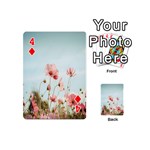 Cosmos Flower Blossom In Garden Playing Cards 54 Designs (Mini) Front - Diamond4