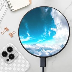 Landscape Sky Clouds Hd Wallpaper Wireless Fast Charger(black) by artworkshop