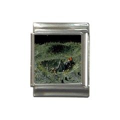 Astronaut Lying In Flowers Fantasy Italian Charm (13mm)