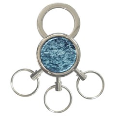 Texture Reef Pattern 3-ring Key Chain