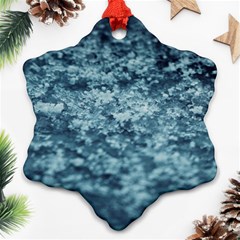 Texture Reef Pattern Snowflake Ornament (two Sides)