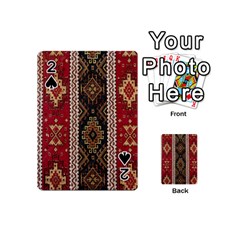 Uzbek Pattern In Temple Playing Cards 54 Designs (mini) by artworkshop