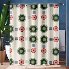 Art Design Round Drawing Abstract Shower Curtain 60  X 72  (medium) 