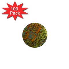 Art 3d Windows Modeling Dimension 1  Mini Magnets (100 Pack) 