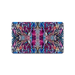 Abstract Blend Repeats Magnet (name Card)