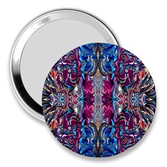 Abstract Blend Repeats 3  Handbag Mirrors by kaleidomarblingart