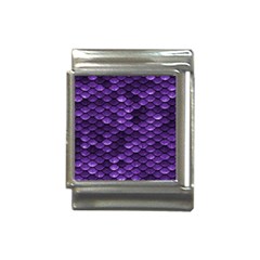 Purple Scales! Italian Charm (13mm)