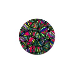 Background Pattern Flowers Seamless Golf Ball Marker (4 Pack)