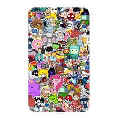 Assorted Cartoon Characters Doodle  Style Heroes Memory Card Reader (rectangular) by Jancukart