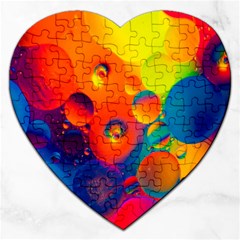 Colorfull Pattern Jigsaw Puzzle (heart) by artworkshop