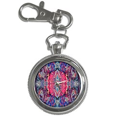 Abstract Arabesque Key Chain Watches by kaleidomarblingart