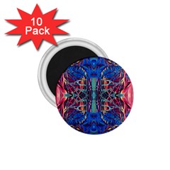 Cobalt Arabesque 1 75  Magnets (10 Pack) 