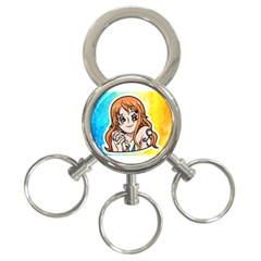 Nami Lovers Money 3-ring Key Chain by designmarketalsprey31