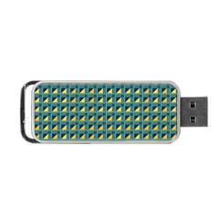 Building Voids Green Portable Usb Flash (two Sides) by Mazipoodles