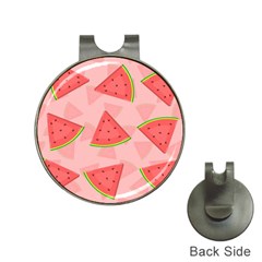 Background Watermelon Pattern Fruit Food Sweet Hat Clips With Golf Markers