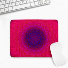 Geometric Pattern Line Art Kaleidoscope Symmetry Small Mousepad by Jancukart