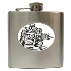 Scarface Movie Traditional Tattoo Hip Flask (6 Oz)