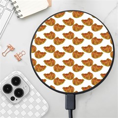 Biscuits Photo Motif Pattern Wireless Fast Charger(black) by dflcprintsclothing