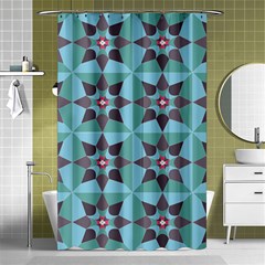 Floral Pattern Floral Motif Shower Curtain 48  X 72  (small)  by Ravend