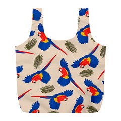 Bird Animals Parrot Pattern Full Print Recycle Bag (l) by Ravend