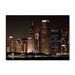 Chicago City Architecture Downtown Sticker A4 (100 Pack) by Ravend