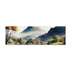 Countryside Trees Grass Mountain Sticker Bumper (10 Pack)