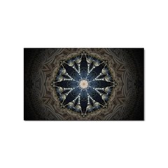 Mandala Ornament Background Sticker (rectangular) by Uceng