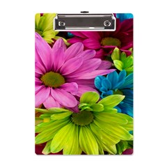 Flowers Wallpaper A5 Acrylic Clipboard by artworkshop