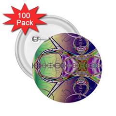 Fractal Abstract Digital Art Art Colorful 2 25  Buttons (100 Pack) 