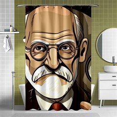 Ai Generated Psychotherapist Psychology Therapy Shower Curtain 48  X 72  (small) 