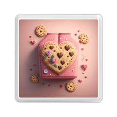 Cookies Valentine Heart Holiday Gift Love Memory Card Reader (square) by danenraven